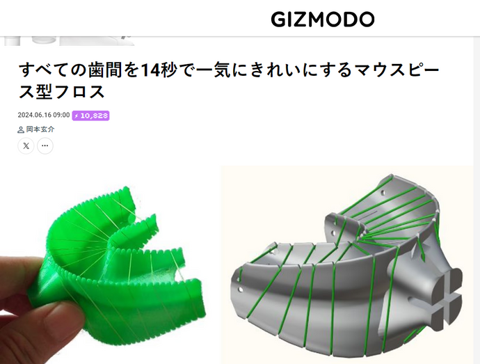Gizmodo.jp reporting about BlizzFlosser